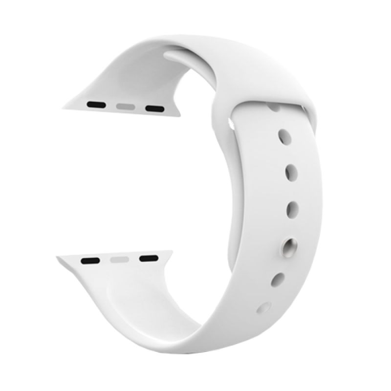 Ремешок Apple Watch Silicon 38mm (Белый)