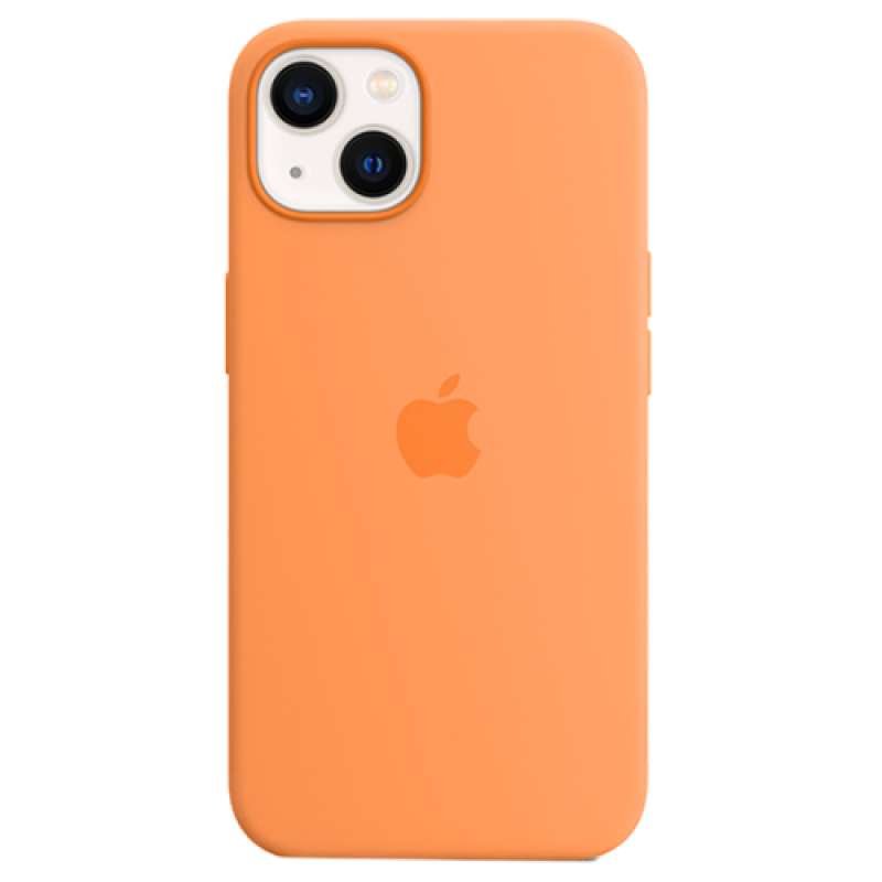 Накладка Apple iPhone 13 Silicon Case MagSafe (Бархатцы)
