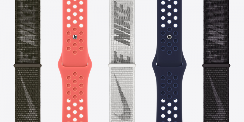 Ремешок Apple Watch Nike Silicon Loop 38mm (Серый)